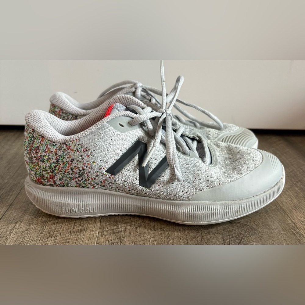 New Balance Grey Neo Flame Tennis Shoes